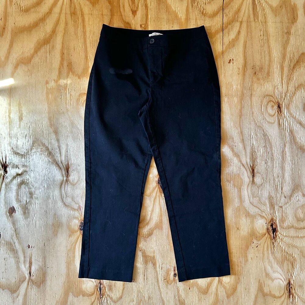 Coldwater Creek Natural Fit Black Trousers - Size 8
